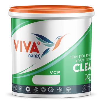 Sơn Viva siêu bóng phủ trang trí CLEAR PRO - VCP